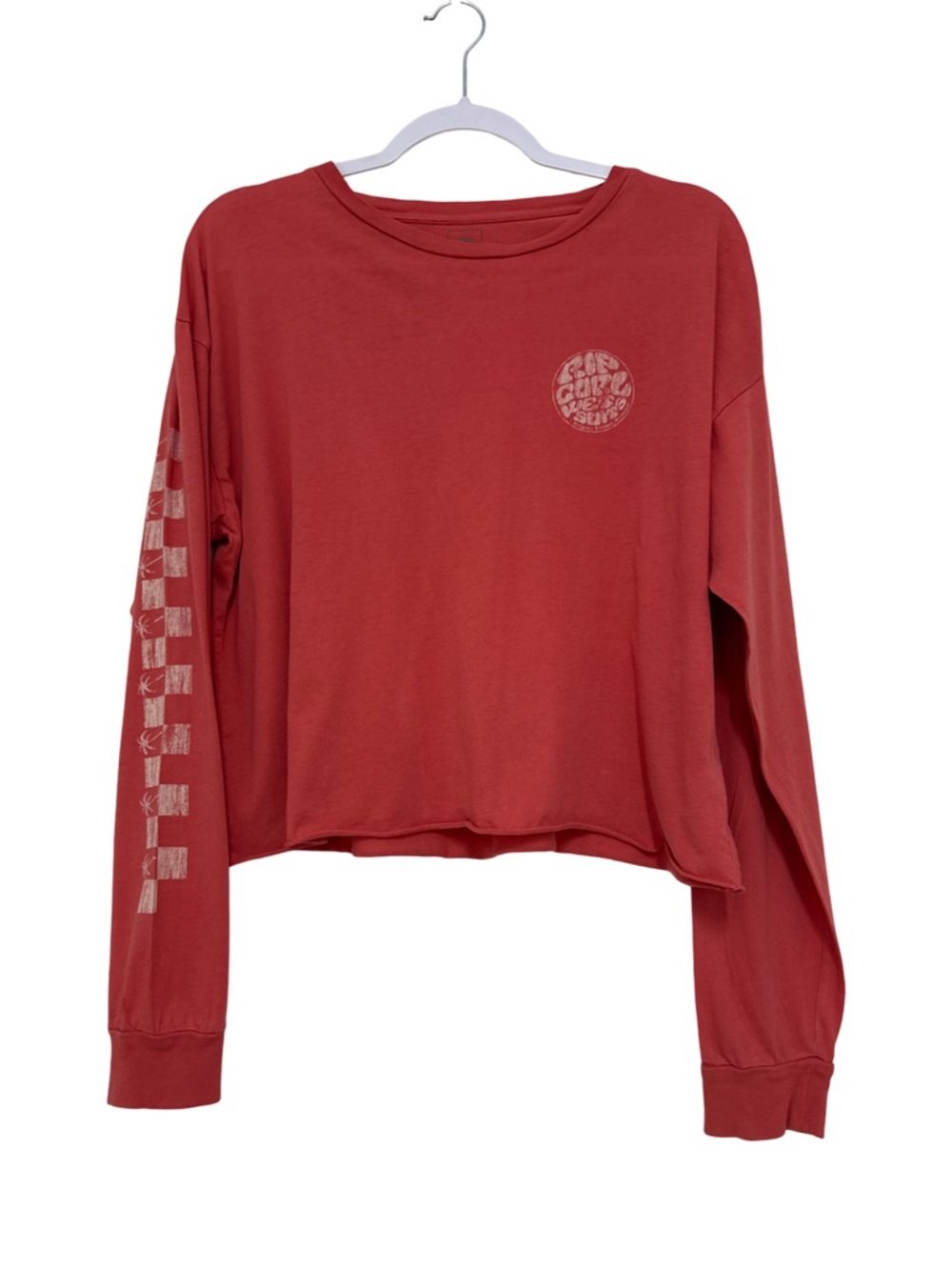 Rip Curl Cropped Long Sleeve Tee Women’s Medium
